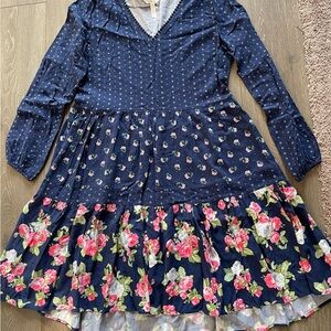 Floral Navy Dress